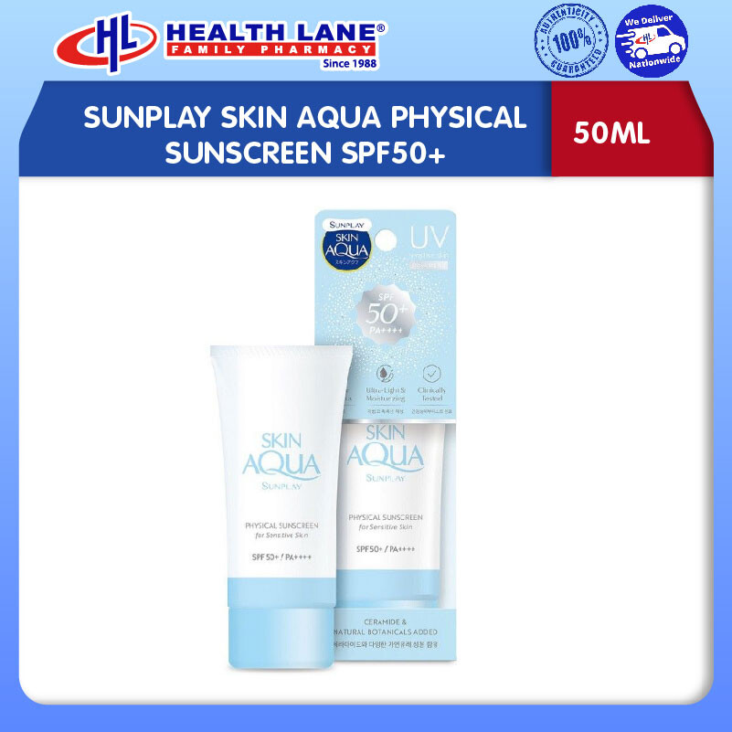 SUNPLAY SKIN AQUA PHYSICAL SUNSCREEN SPF50+ (50ML)
